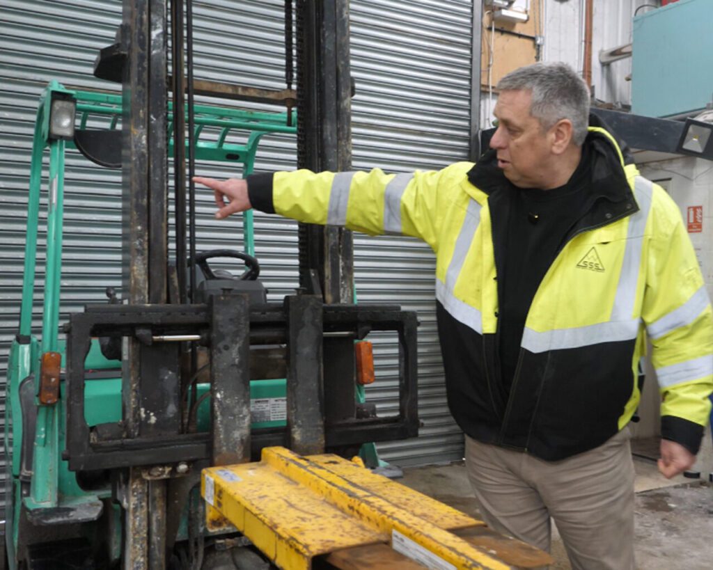 health and safety risk assessment being conducted